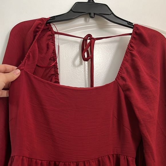 Red mini dress - Picture 2 of 6